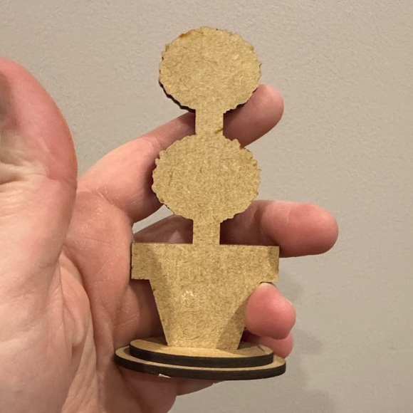 Decorative Wooden Plant Set - Picture 7 of 11